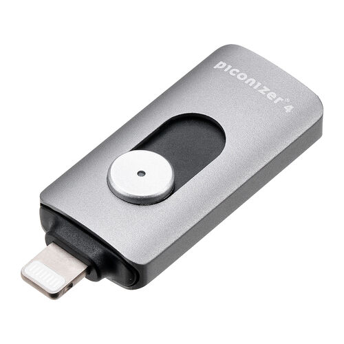 Piconizer 4 1TB USBメモリ グレー Lightning USB Type-C iPhone Android 対応 MFi認証品