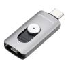 Piconizer 4 1TB USBメモリ グレー Lightning USB Type-C iPhone Android 対応 MFi認証品