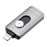 Lightning/Type-C USBメモリ 512GB グレー iPhone Android 対応 MFi認証 バックアップ iPad USB 10Gbps Piconizer4