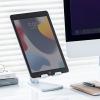 iPad・タブレット縦置きスタンド アルミ 横置き対応 シルバー