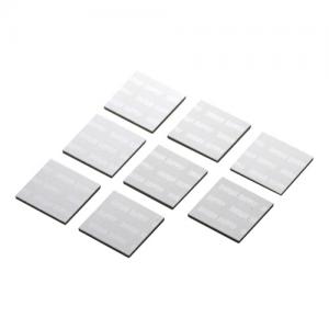 【アウトレット】ノートパソコン冷却パット(17mm・角型・8枚入り・シルバー)