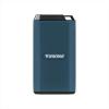 ポータブルSSD 2TB USB 20Gbps USB Type-C USB A 耐衝撃 IPX5 ネイビー Transcend iPhone 15 Pro/Pro Max 動作確認済み