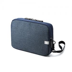 【アウトレット】薄型ガジェットポーチ Mサイズ ネイビー