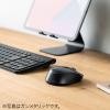 Bluetoothマウス 小型マウス 静音マウス ワイヤレス 5ボタン iPad iPhone ブラック