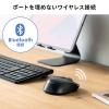 Bluetoothマウス 小型マウス 静音マウス ワイヤレス 5ボタン iPad iPhone レッド