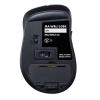 ワイヤレスマウス 小型マウス 静音マウス Type-Aワイヤレス 5ボタン ブラック