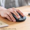 ワイヤレスマウス 小型マウス 静音マウス Type-Aワイヤレス 5ボタン レッド