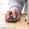 ワイヤレスマウス 小型マウス 静音マウス Type-Aワイヤレス 5ボタン レッド