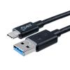 USB Type-Cケーブル 50cm USB3.1 Gen2 USB-Cオス USB Aオス USB-IF認証品 ブラック