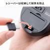USB Type-C ワイヤレスマウス 小型 静音マウス 5ボタン ブラック