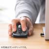 USB Type-C ワイヤレスマウス 小型 静音マウス 5ボタン ブラック