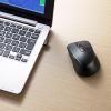USB Type-C ワイヤレスマウス 小型 静音マウス 5ボタン ブラック