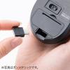 USB Type-C ワイヤレスマウス 小型 静音マウス 5ボタン ブラック