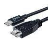 USB Type-Cケーブル 0.5m USB3.1 Gen2 USB Type-C microBコネクタ USB-IF認証品 ブラック