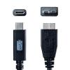 USB Type-Cケーブル 0.5m USB3.1 Gen2 USB Type-C microBコネクタ USB-IF認証品 ブラック