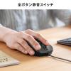 有線マウス 小型マウス 静音マウス 5ボタン Type-A ブルー