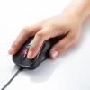 USB Type-C 有線マウス 小型 静音マウス 5ボタン ブラック