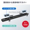 サウンドバースピーカー Bluetooth対応 テレビスピーカー HDMI搭載 サブウーハー搭載 100W