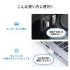 USBメモリ 8GB USB3.2 Gen1 ホワイト キャップ式 超小型 高速データ転送 サンワサプライ製
