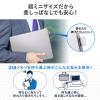 超小型 USBメモリ 32GB USB3.2 Gen1 ホワイト キャップ式 サンワサプライ製