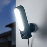 ネットワークカメラ 屋外 家庭用 ワイヤレス IP65 センサーライト 夜間撮影 動体検知 microSD録画