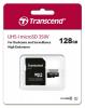 高耐久 microSDカード 128GB ドライブレコーダー向け Class10 UHS-I U1 SDカード変換アダプタ付 Transcend製