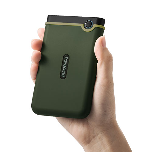 メモリダイレクト/耐衝撃 ポータブルHDD 2TB USB3.1 ミリタリー