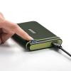 耐衝撃 ポータブルHDD 1TB USB3.1 ミリタリーグリーン Transcend StoreJet 25M3  外付けHDD