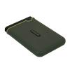 耐衝撃 ポータブルHDD 1TB USB3.1 ミリタリーグリーン Transcend StoreJet 25M3  外付けHDD