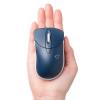 Bluetoothマウス 小型 3ボタン 静音ボタン マルチペアリング カウント切り替え ネイビー