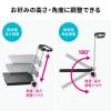 車載テーブル ハンドルテーブル 後部座席 パソコン台 食事台 折り畳み 高さ固定 インカーワーク