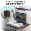 車載テーブル ハンドルテーブル 後部座席 パソコン台 食事台 折り畳み 高さ固定 インカーワーク