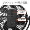 USB扇風機 USB充電式 マグネット クリップ 3WAY 静音 360° ホワイト