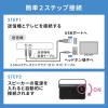  テレビスピーカー(ワイヤレス・テレビ用・手元スピーカー・充電式・最大30m・敬老の日・耳元・夜中・難聴・高齢者・ブラック)