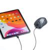 USB Type-C 有線マウス ブルーLEDセンサー 5ボタン 静音タイプ