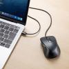 USB Type-C 有線マウス ブルーLEDセンサー 5ボタン 静音タイプ