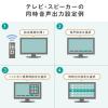 テレビスピーカー 手元スピーカー 有線 TV用手元延長スピーカー 電池式 USB給電対応 ブラック