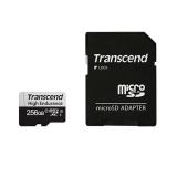 高耐久 microSDカード 256GB ドライブレコーダー向け Class10 UHS-I U3 SDカード変換アダプタ付 Transcend製