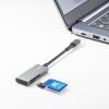 SD/microSDカードリーダー USB-C接続 USB3.2 Gen1 メッシュケーブル アルミ筐体