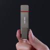スティック型SSD 256GB USB 10Gbps USB A USB-C デュアルコネクタ 読み込み1000MB/s  ガンメタリック