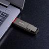 スティック型SSD 256GB USB 10Gbps USB A USB-C デュアルコネクタ 読み込み1000MB/s  ガンメタリック