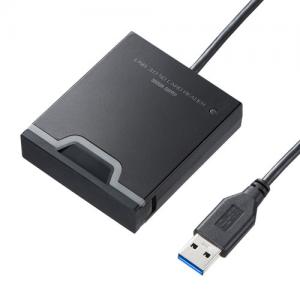 ゴム製カバー付き SDカードリーダー  USB3.2 Gen1 USB A接続