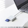 USB Type-Cカードリーダー USB PD充電 100W SD microSD 同時読み込み