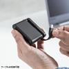 SD/microSD/CFカードリーダー USB Type-C接続 UHS-II対応 ケーブル一体型