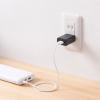 USB充電器 5V/2A出力 USB A ブラック USB-ACアダプタ