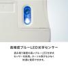 静音ワイヤレスブルーLEDマウス イオプラス(スカイブルー)