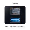 USB Type-Cハブ付き ギガビットLANアダプタ