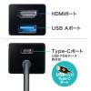 USB Type-Cハブ付き HDMI変換アダプタ