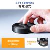 円盤型 Bluetoothマウス USB Aレシーバー 乾電池式