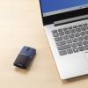薄型Bluetoothマウス SLIMO 充電式 ネイビー 静音